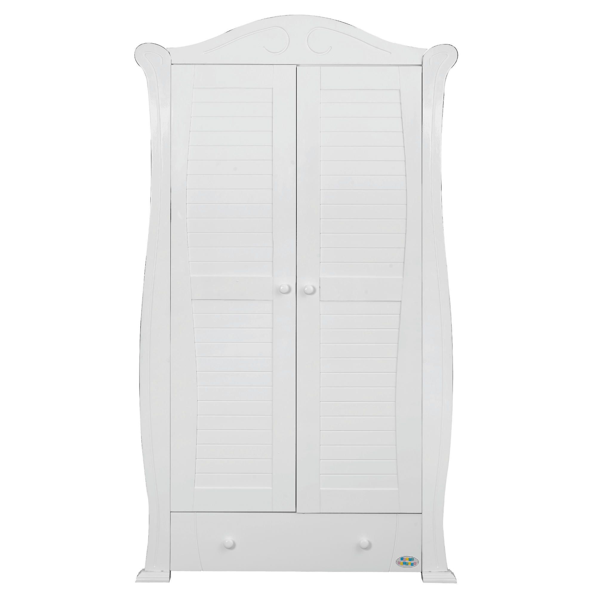 Tutti Bambini Marie Wardrobe, White at Tesco Direct