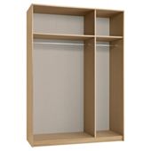 Modular Triple Wardrobe Frame, Oak-Effect