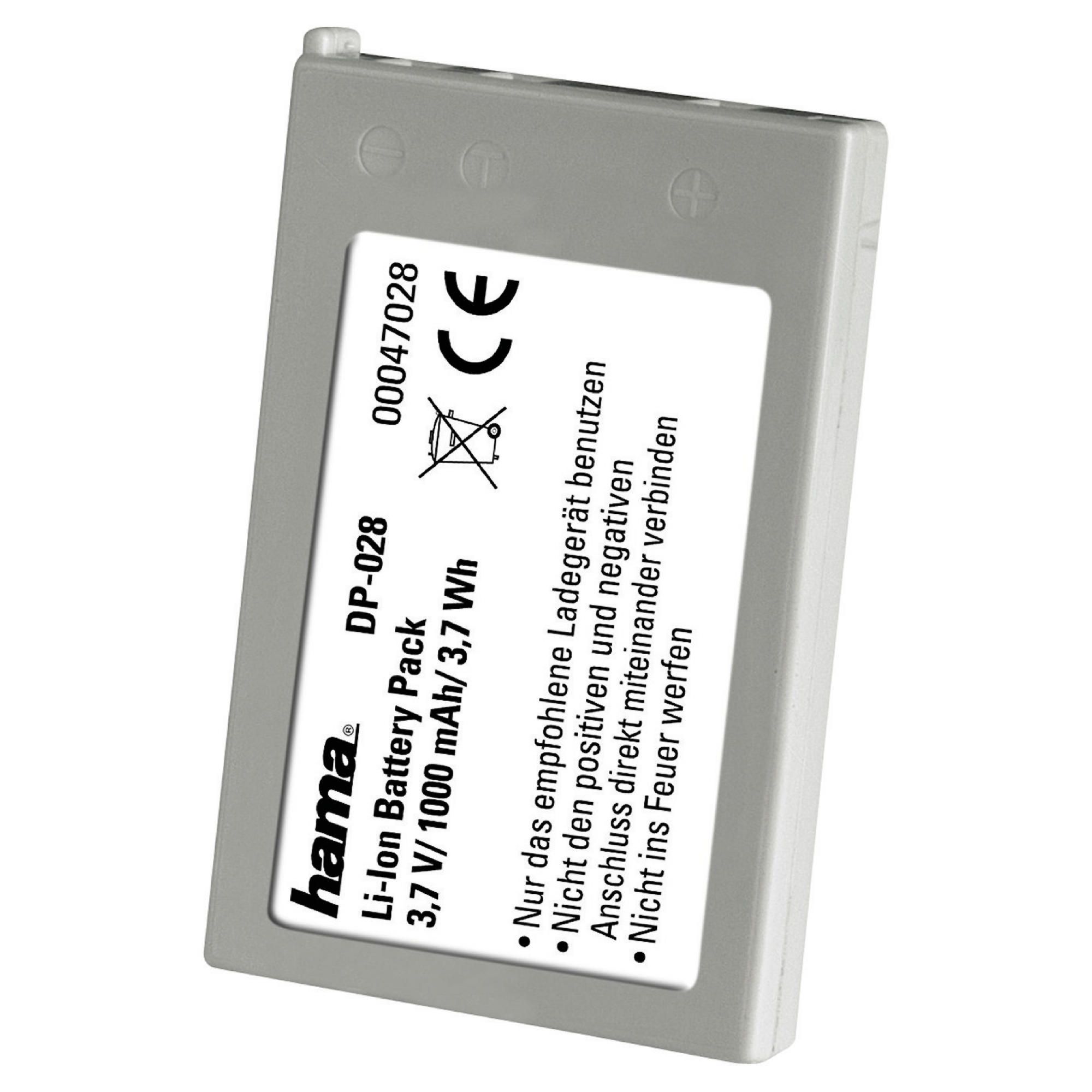 Hama LI-Ion Battery DP 028 suitable for Nikon (Equivalent to Nikon EN-EL-5 battery)