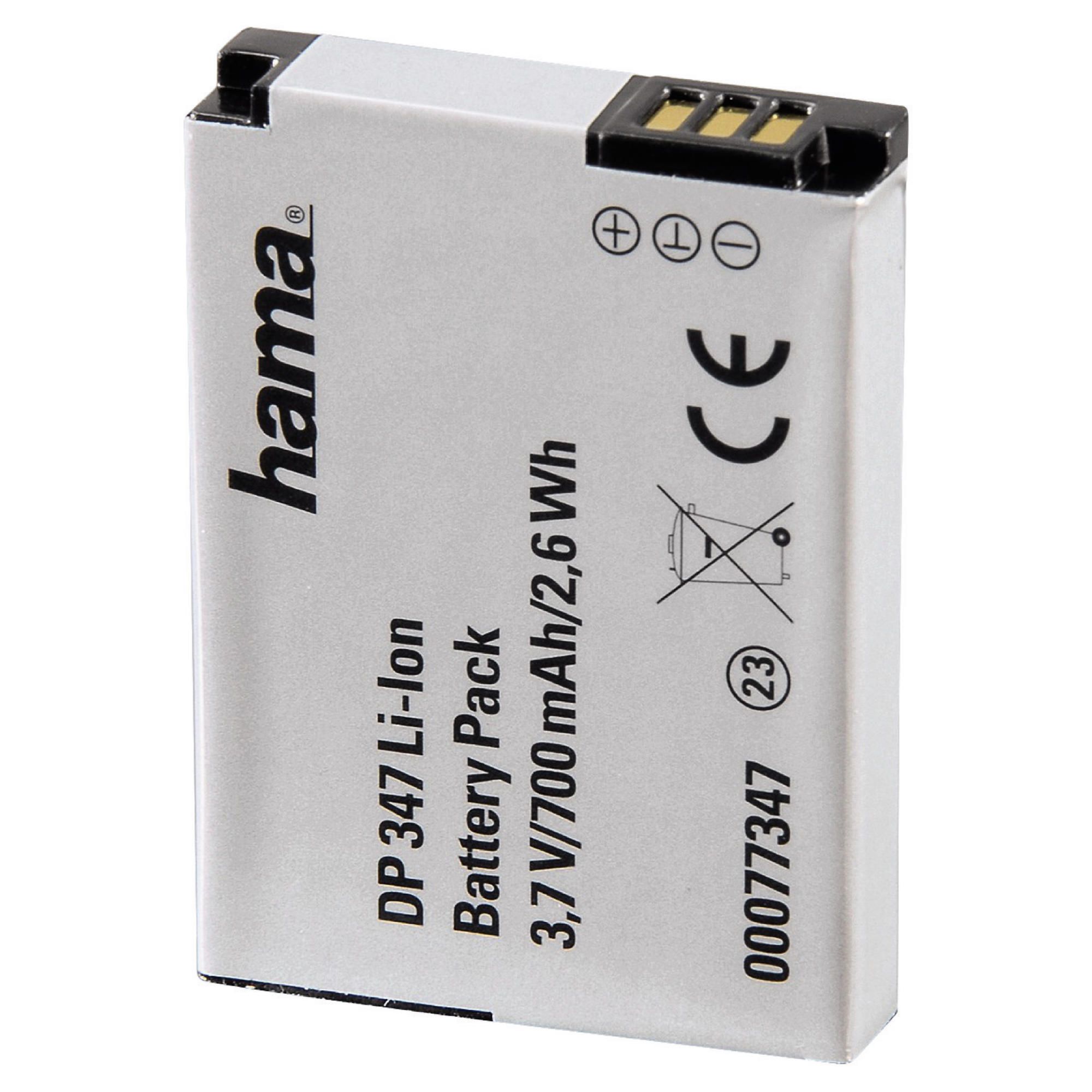 Hama DP 347 Li-Ion Battery for Samsung (Equivalent to Samsung SLB-10A battery)