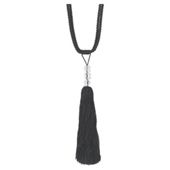 Finesse pair of black tiebacks