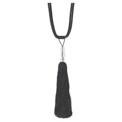 Finesse Pair of Black Tiebacks