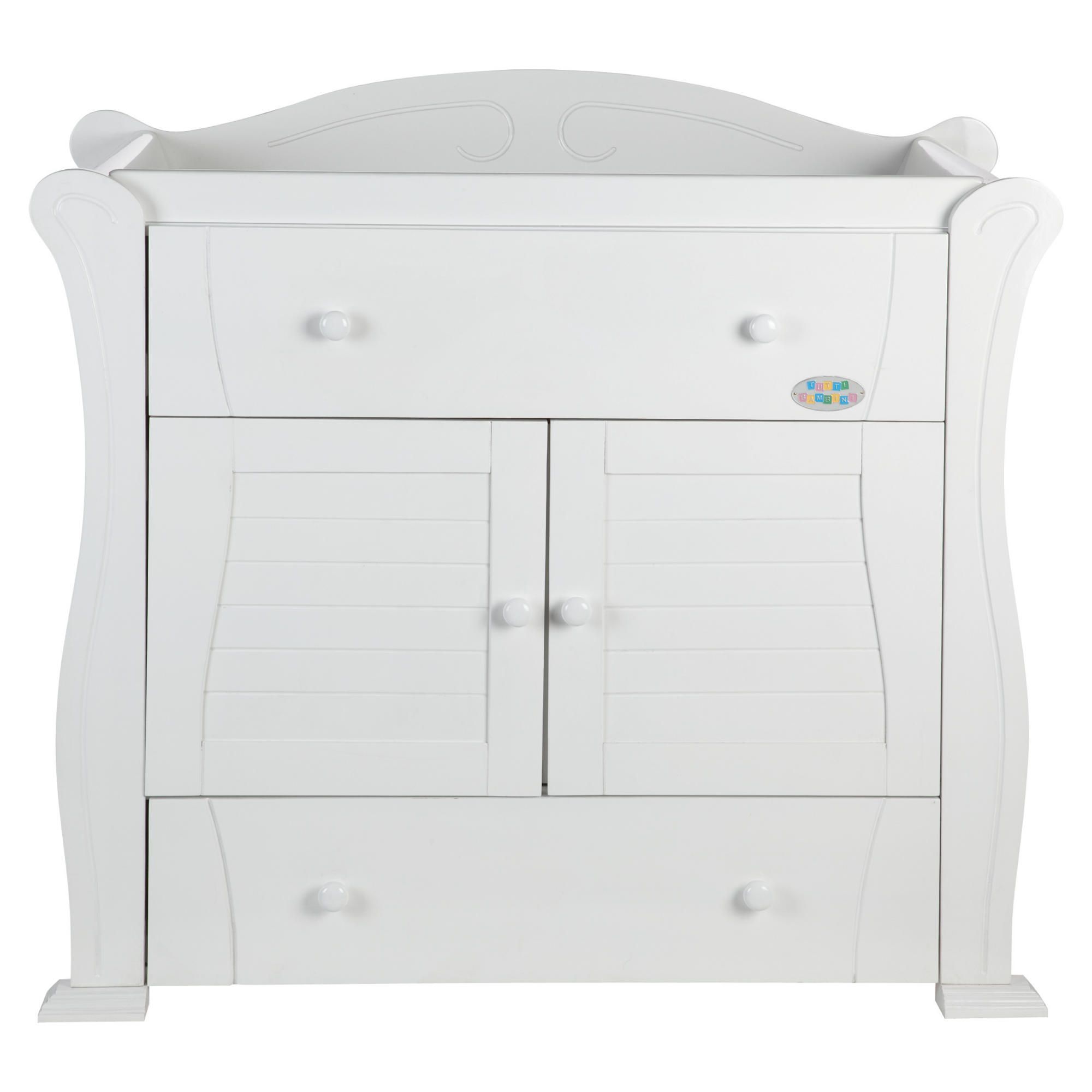 Tutti Bambini Marie Chest Of Drawers, White at Tesco Direct