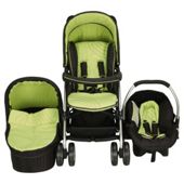 Hauck Condor Trioset Pushchair Travel System, Lime