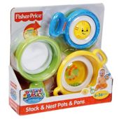 Fisher-Price Brilliant Basics Stack & Nest Pots & Pans