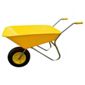 Threeway Bull Barrow Picador Plastic Wheelbarrow - Yellow
