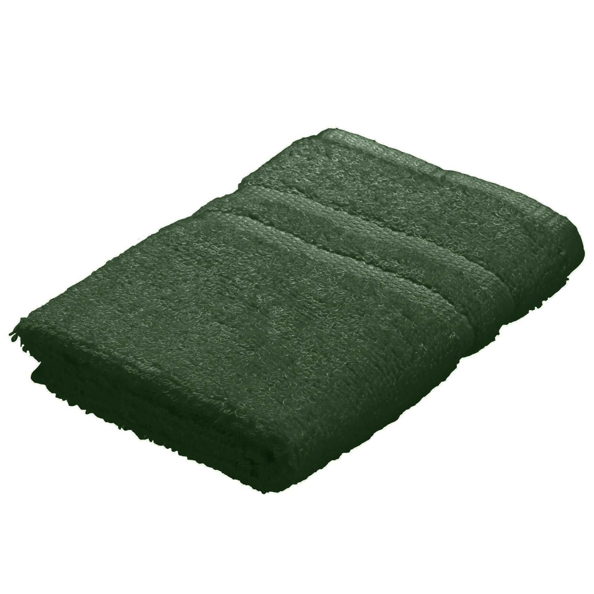 Tesco Face Cloth Towel Forest Green 