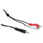 Tesco Jack to Phono (3.5mm to RCA) Cable for AV Devices 1.2M