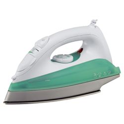Tesco IRSS2010 anti drip Iron with Stainless Steel Plate - White/Green