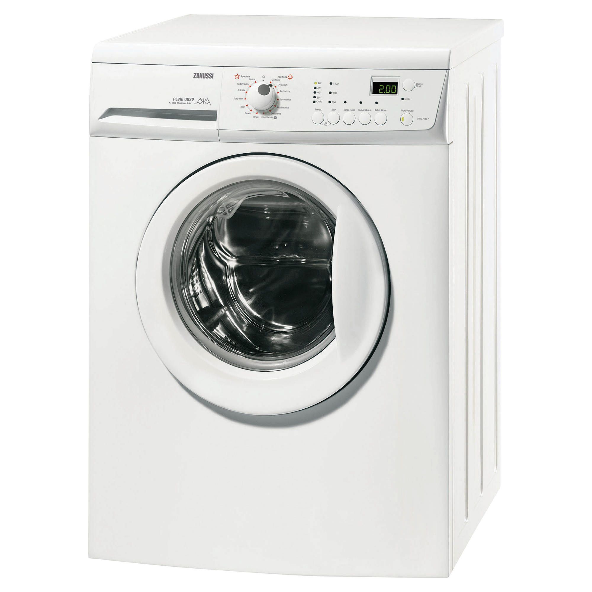 Zanussi ZWG7120P white washing machine