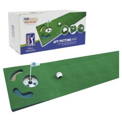 PGA 6ft Putting Mat with guide ball and training tips