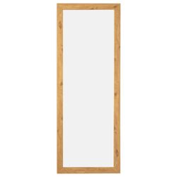 Basic Mirror - Oak Effect 97x37cm