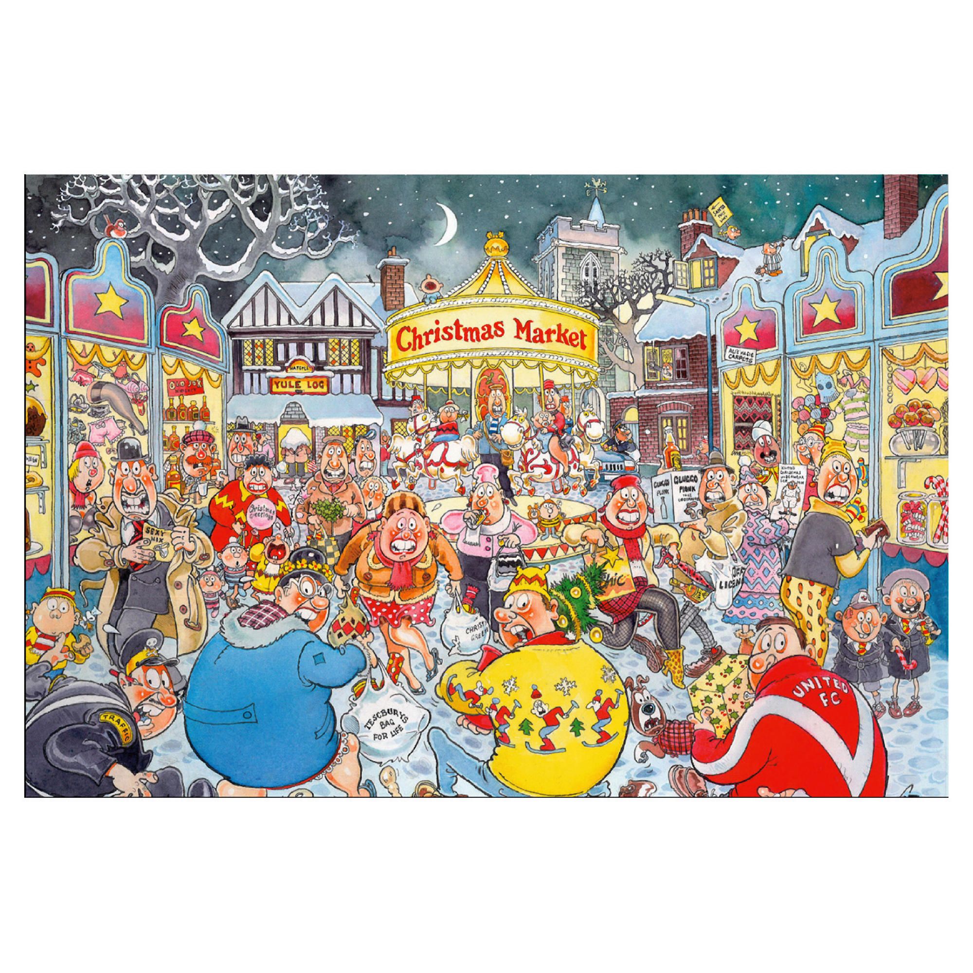 Jumbo Games Wasgij Christmas 6 A Verry Merry Christmas 1000 Piece Jigsaw Puzzle 