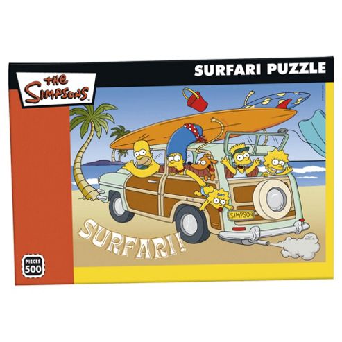 Image of Simpsons Surfari 500 Piece Puzzle