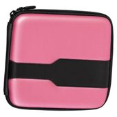 Hama Metallic Pink Wallet for 24  CDs / DVDs