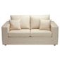 Maison Small Fabric Sofa Linen
