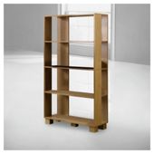 Nico 4 Shelf Bookcase, Oak-effect