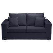 Maison Small Fabric Sofa, Gunmetal