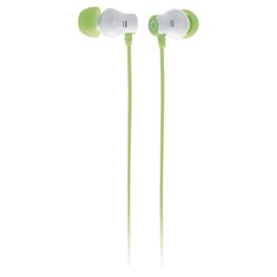 Memorex CB25 Comfort+Style In-Ear Headphones - Green Tips