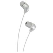 JVC HAFX35SE Marshmallow Comfortable Fit In Ear Headphones - Silver