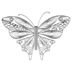 Butterfly Metal Art