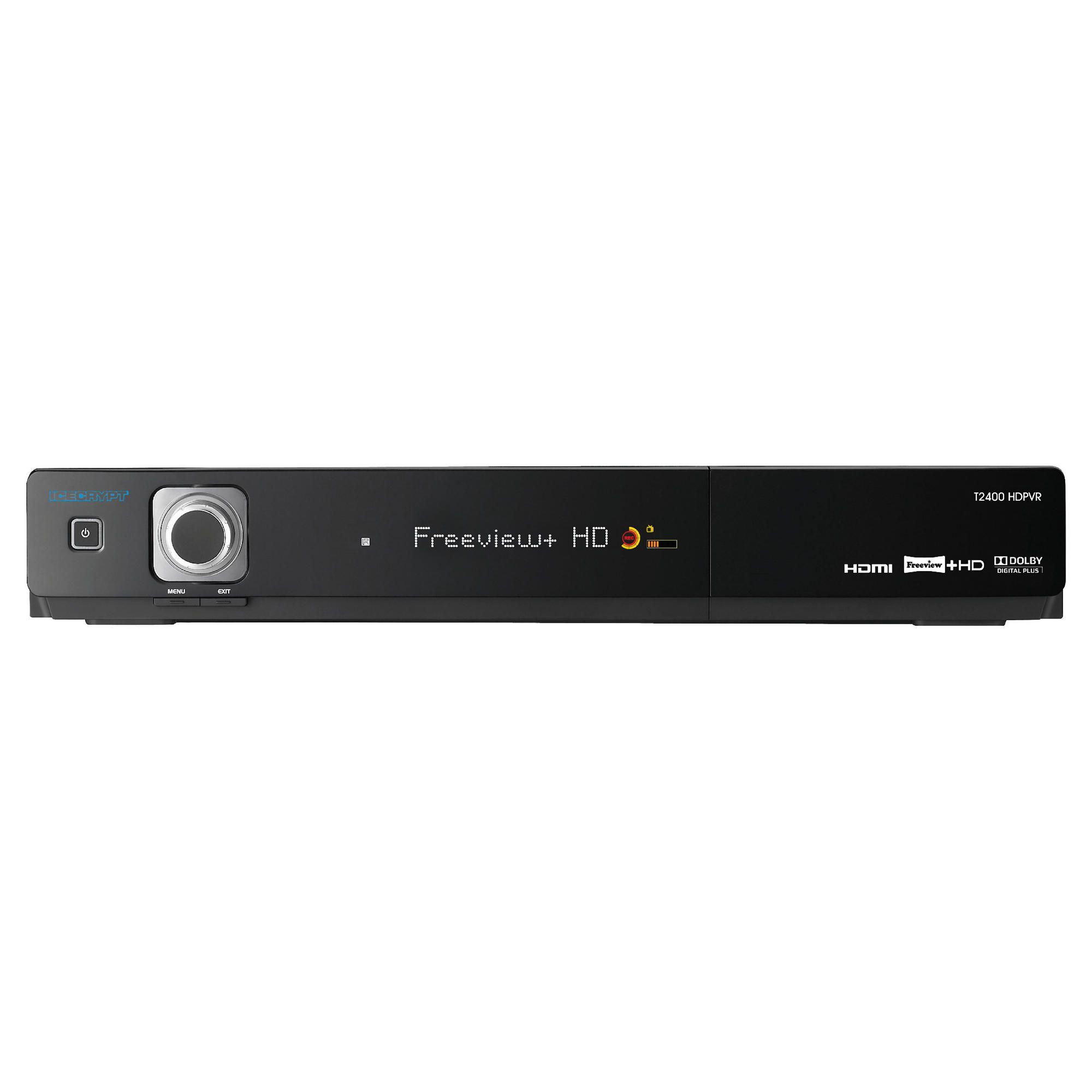 Icecrypt T2400 Freeview HD+ Digital TV Recorder 1TB