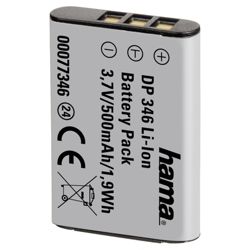 Hama DP 346 Li-Ion Battery for Nikon/Pentax (Equivalent to Nikon EN-EL11, Pentax D-Li78, Ricoh DB80 battery)