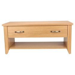 Harrogate 1 Drawer Coffee Table, Oak