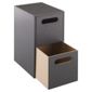 Tesco Faux Leather 2-Drawer Unit