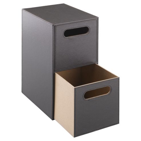 Image of Tesco Leather Effect 2 Drawer Unit