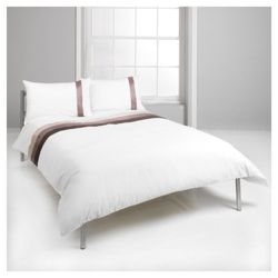 Tesco Single Nanza Duvet Cover Set, Natural