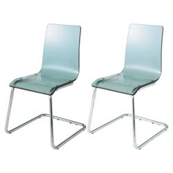 Lotus Pair Of Chairs, Charcoal