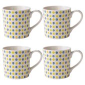 Johnson Brothers Set of 4 Repeat Daisy Mugs
