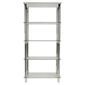 Atom 5 Shelf Unit, Clear