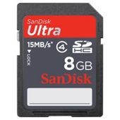 SanDisk UltraÂ« 8GB SDHCÃ– Card