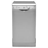 Indesit IDS105 silver slimline dishwasher