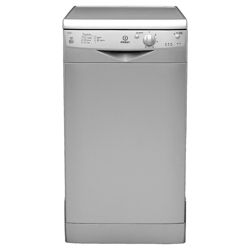 Indesit IDS105 Slimline Dishwasher, A Energy Rating. Silver