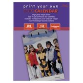 Media Foto Calendar Kit  (12 sheets A4 Gloss photo paper, software, cover and wall hanger)