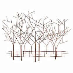 Trees Metal Art, Brown