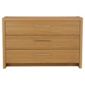 Manhattan 3 Drawer Chest, Oak-Effect