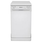 Hotpoint SDL510P Polar Slimline Dishwasher, A Energy Rating. White