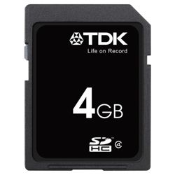 TDK SDHC memory card Class 4 - 4GB
