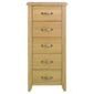 Harrogate 5 Drawer Chest, Oak Veneer