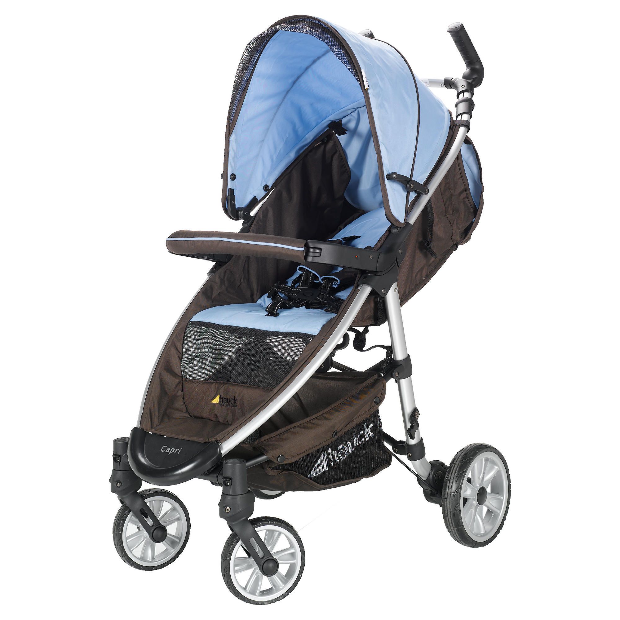 Hauck Capri Pushchair, Blue & Chocolate