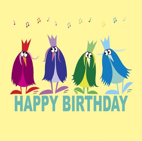 Image of Holy Mackerel Greetings Card- Birthday Party Card