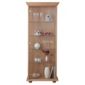 Henley 2 Door Display Cabinet, Oak-effect