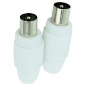 Aerial Cable Plugs Pack of 2 - Tesco