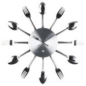 Presenttime Utensils Wall Clock