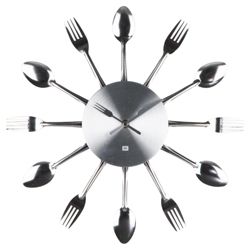 Presenttime Utensils Wall Clock