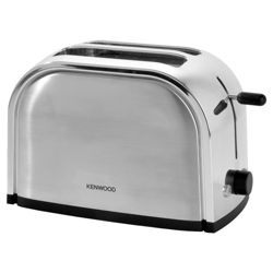 Kenwood TTM100 Classic Stainless Steel 2 Slice Toaster.